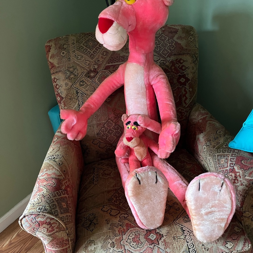Pink Panther Plush Set
